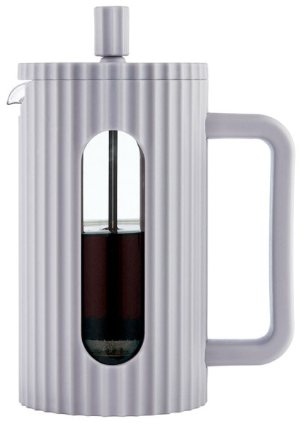 Zaparzacz do herbaty kawy szklany French Press 600 ml szary KLAUSBERG 652893