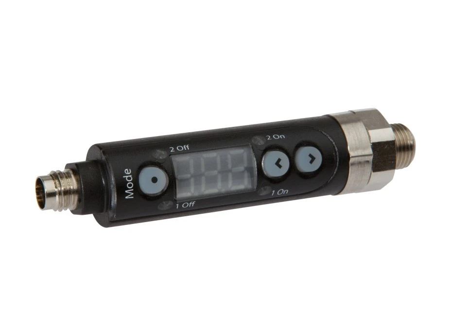 Czujnik ciśnienia śr: 16mm dł: 79mm 0‑10bar 10‑30VDC G1/8 cala 2xPNP NC/NO złącze wtykowe M8 4‑PIN IP65 DW16460D