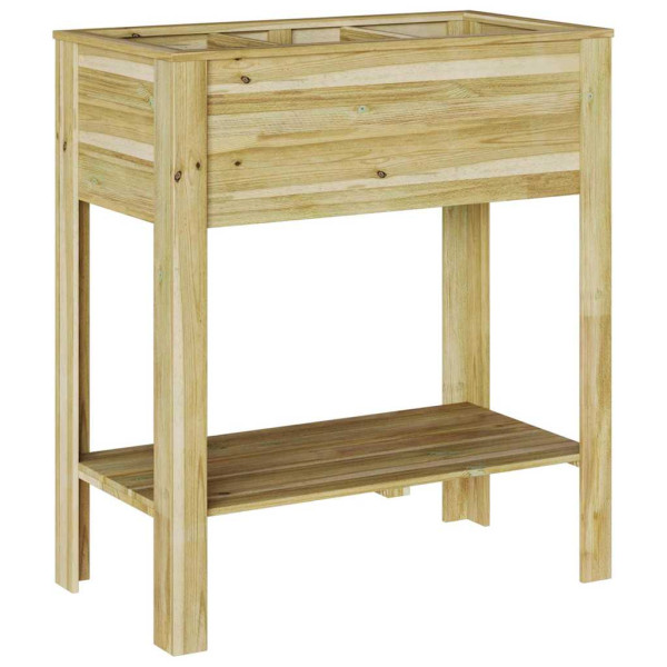 Wysoki Doniczka z półką Brązowy 85,5 x 46,5 x 96 cm 932961