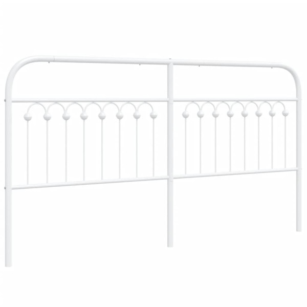 Zagłówek Biały 180 cm Stal vidaXL 515366