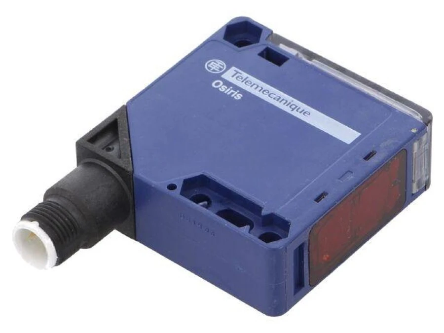 Czujnik fotoelektryczny, odbiciowy z reflektorem/nadajnik‑odbiornik, konfiguracja wyjścia NPN/PNP, max.0,1A, IP65, XUK0AKSAM12