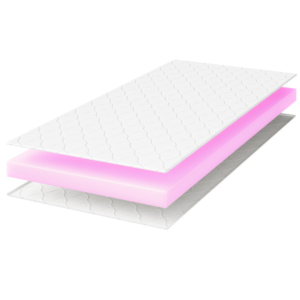 Wygodny materac piankowy 90×200 SUPER MILANO antyalergiczny 10 cm 649798