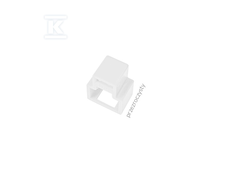 Blokada wtyku RJ45 przed nieautoryzowanym wypięciem, kolor przezroczysty (opakowanie 24 szt. + klucz) ALANTEC WT-BW-08