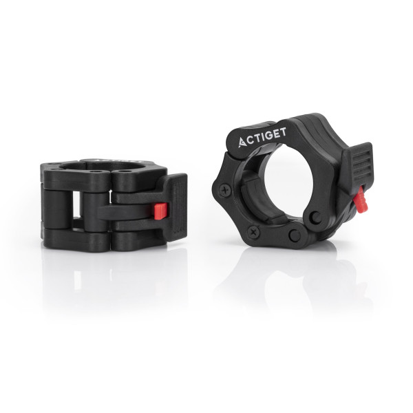 Zaciski na sztangę 50 mm ACTIGET zestaw 2 szt. klamrowe olimpijskie na gryf 882431