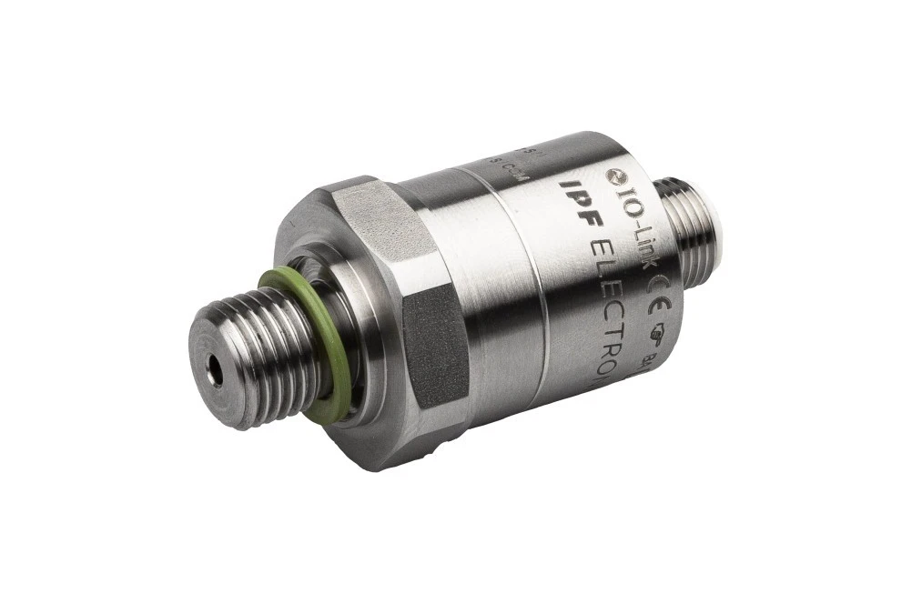Czujnik ciśnienia śr: 26mm dł: 57mm 0‑0,25bar 18‑30VDC G1/4 cala 100 stC PNP/NPN NC/NO złącze wtykowe M12 4‑PIN IP67 DW25310P