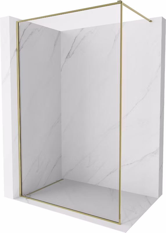 Ścianka prysznicowa Mexen Kioto-F złota 50×202 cm 800-050-104-50-001 szt.