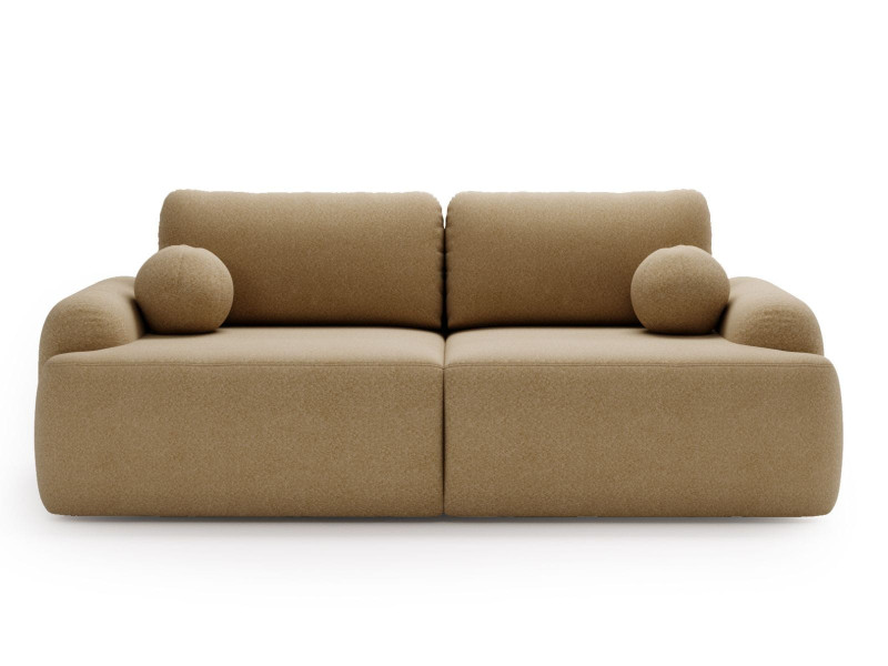 Wygodna sofa do salonu w ciemnym odcieniu beżu OLIO 984812