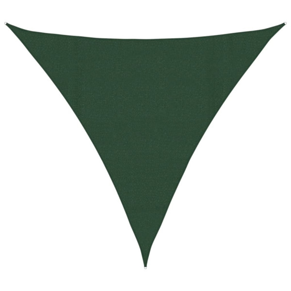 Żagiel przeciwsłoneczny, 160 g/m², ciemnozielony, 4x4x4 m, HDPE 642477