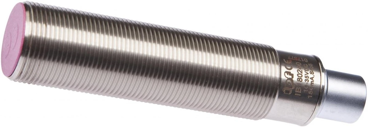 Czujnik indukcyjny, M18x1 85long, Flush, Sn: 5, 10‑35VDC, 0‑180C, PNP NC, złącze Lemo 3‑PIN IB180240