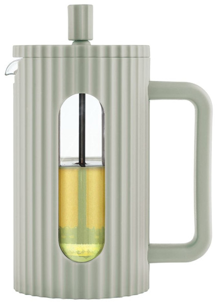 Zaparzacz do herbaty kawy szklany French Press 600 ml zielony KLAUSBERG 652899