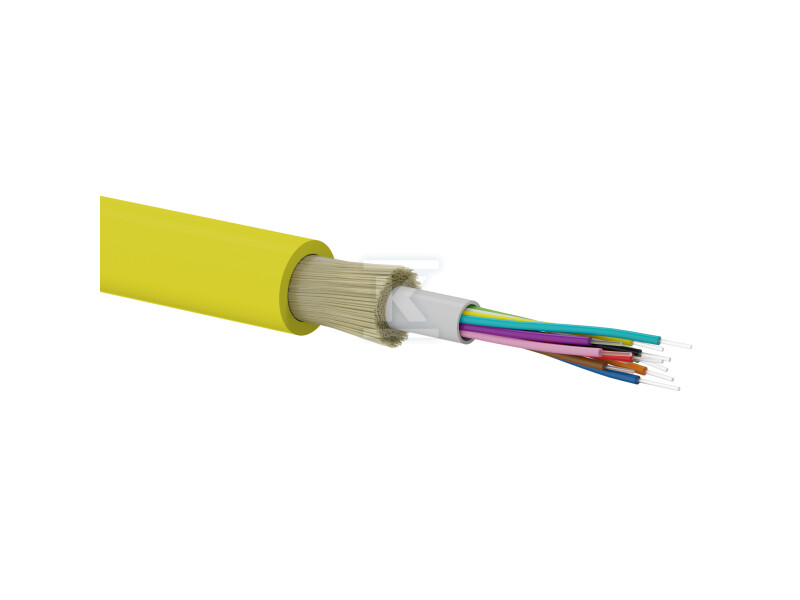 Kabel światłowodowy B2Ca OS2 uniwersalny trudnopalny FireHardy ZW-NOTKtsdD / U-DQ(ZN)BH – SM 24J 9/125 LSOH ALANTEC FOK-U24J-SM-B