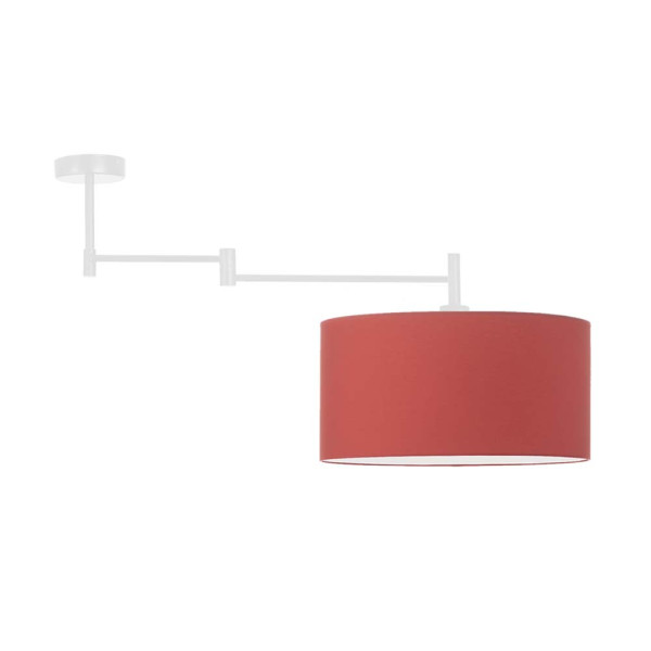 Wyrazista lampa sufitowa do nowoczesnych wnętrz RANGUN Biały – Czerwony 870672