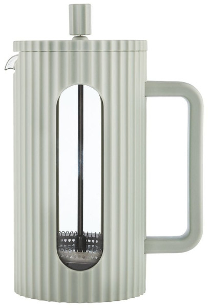 Zaparzacz do herbaty kawy szklany French Press 1000 ml zielony KLAUSBERG 652892