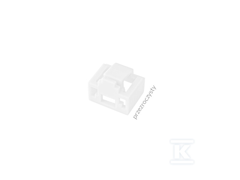 Blokada gniazda RJ45 przed nieautoryzowanym wpięciem, kolor przezroczysty (opakowanie 24 szt. + klucz) ALANTEC WT-BG-08