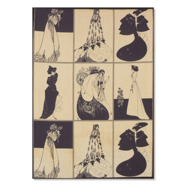 Wydruki na płótnie A1 Panel projektu Aubrey Vincent Beardsley 1014519