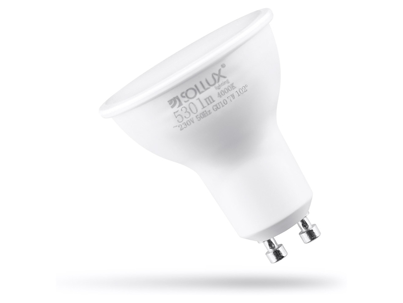 Żarówka LED GU10 7W z neutralną barwą światła 52638