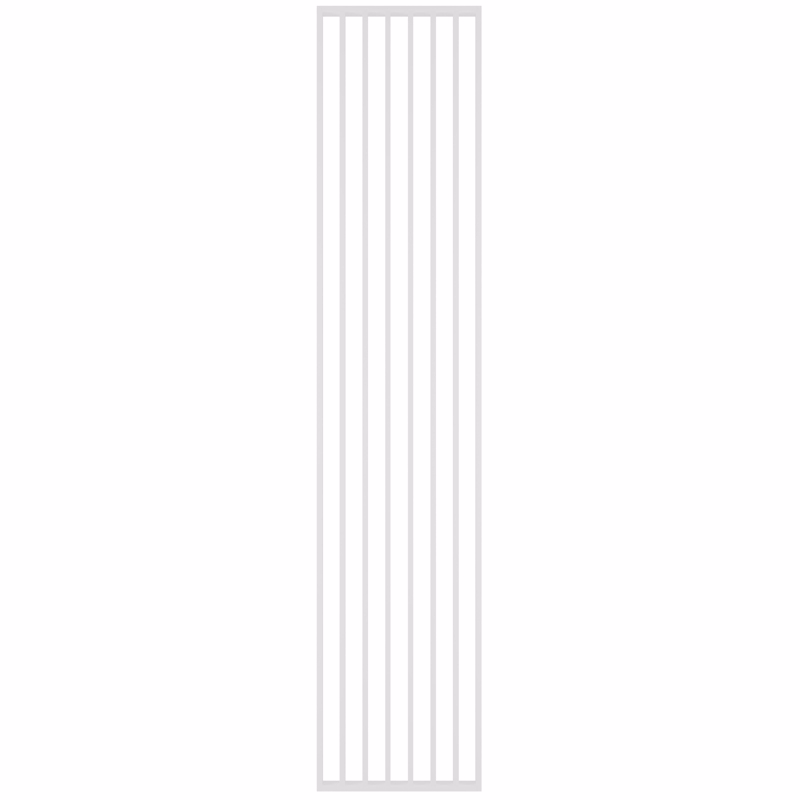 Ścianka lamelowa Marbet Design WOODWALL 275×58 cm Biała 1 szt.