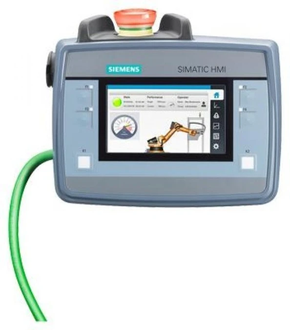 Panel operatorski z wyłacznikiem grzybkowym 6AV2125‑2DB23‑0AX0