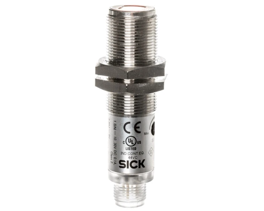 Czujnik fotoelektryczny 500mm M18 10‑30V DC PNP M12 4‑piny 1kHz prosty metal odbiciowy VTE180‑2P42442 6041807, EC9503816