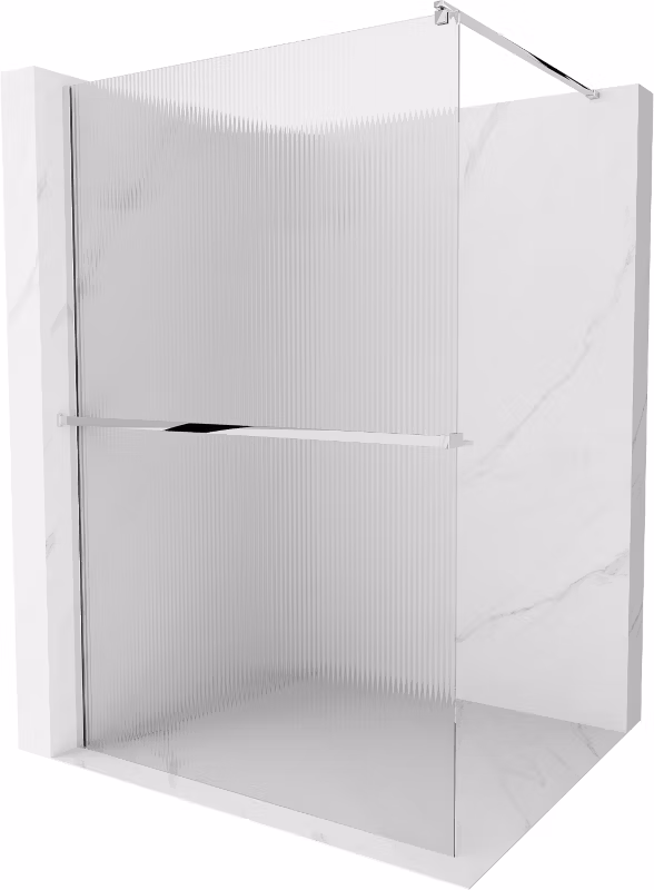 Ścianka prysznicowa Mexen Kioto+ chrom prążki 70×200 cm 800-070-121-01-09 1 szt.