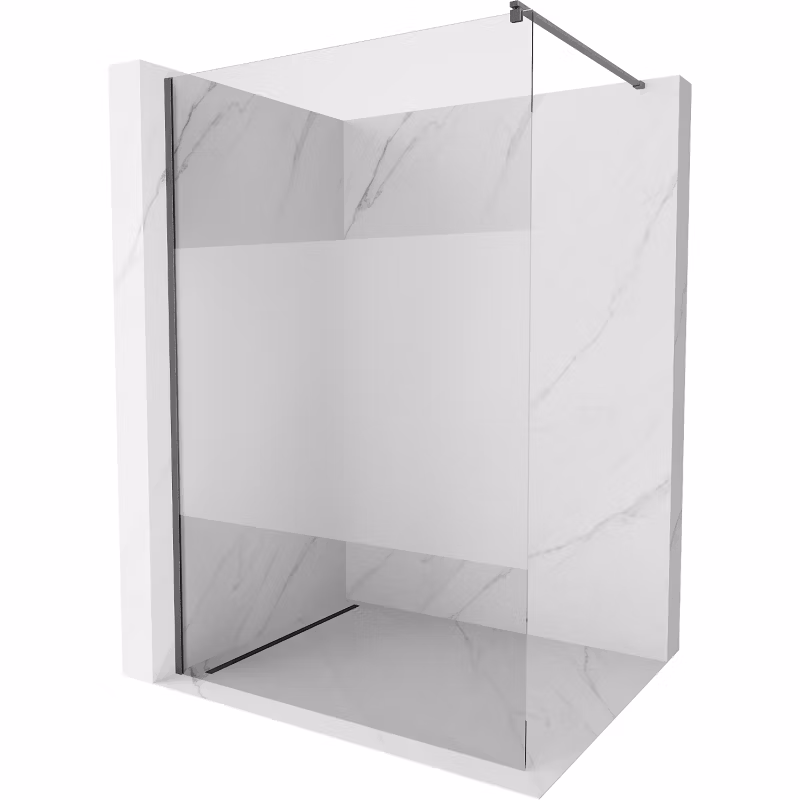 Ścianka prysznicowa Mexen Kioto gun gray 80×200 cm 800-080-101-66-35 1 szt.