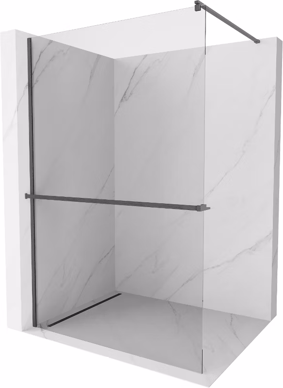 Ścianka prysznicowa Mexen Kioto+ gun gray 85 x 200 cm 800-085-121-66-00 1 szt.