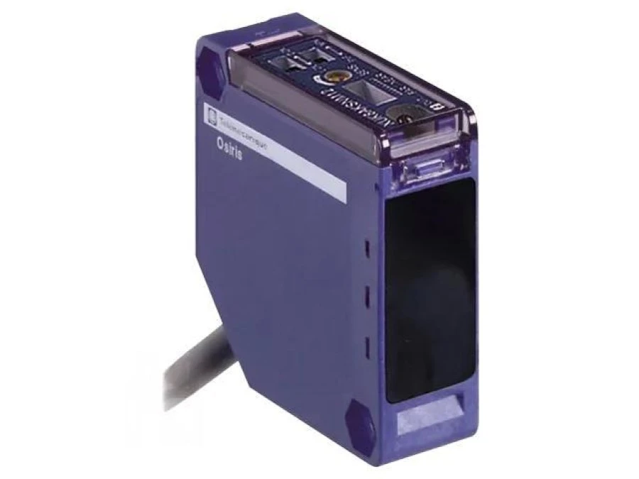 Czujnik fotoelektryczny, odbiciowy, z konfiguracją wyjścia NO lub NC, max. 0,1A, 2ms, 0…1m, IP65, XUK8AKSNM12