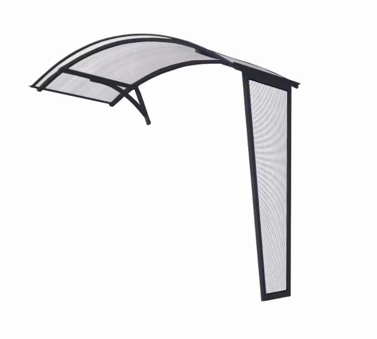 Ścianka daszku łukowego Scala 130x50x30 cm poliwęglan przezroczysty 1 szt.