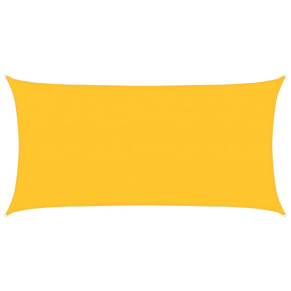 Żagiel przeciwsłoneczny, 160 g/m², żółty, 2,5×5 m, HDPE 633149