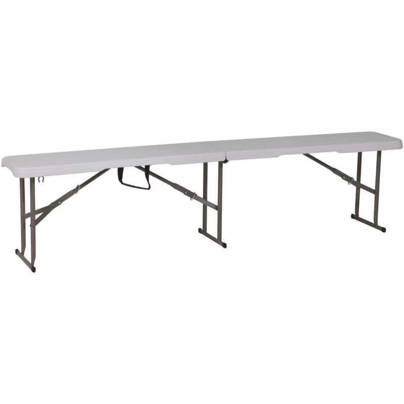 Ławka Saska Garden cateringowa składana 183-28-43cm biała 1szt.