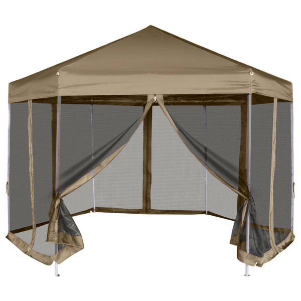 Zadaszenie Taupe Poliester vidaXL 409005