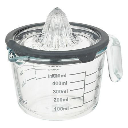 WYCISKARKA DO CYTRUSÓW Néo 500ml szara SZKLANA z uchwytem 567561