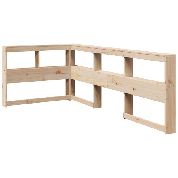 Zagłówek regału na książki Brąz 98.5 x 218.5 x 80 cm vidaXL 501332