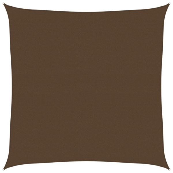 Żagiel przeciwsłoneczny, 160 g/m², brązowy, 4×4 m, HDPE 633989