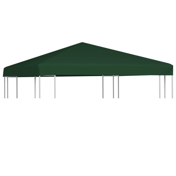 Zadaszenie altany Zielony 3 x 3 m Tkanina vidaXL 267911