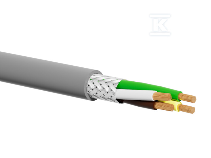Kabel sterowniczy LiYCY 4×0.75 PVC Eca 500m szary ALANTEC KS-LIYCY-PV-04075-500