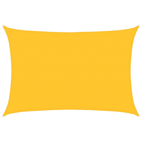 Żagiel przeciwsłoneczny, 160 g/m², żółty, 4×5 m, HDPE 633403