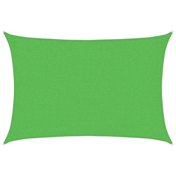 Żagiel przeciwsłoneczny, 160 g/m², jasnozielony, 2×3 m, HDPE 633040