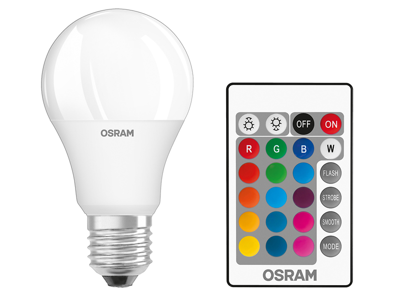 Żarówka LED E27 9W RGB Osram 37008
