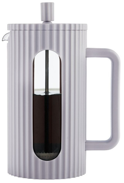 Zaparzacz do herbaty kawy szklany French Press 1000 ml szary KLAUSBERG 652898