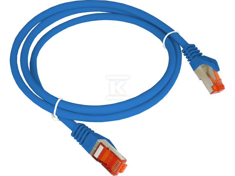 Patchcord S/FTP kat.6A LSOH 3.0m niebieski ALANTEC KKS6ANIE3.0