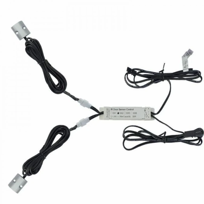 Czujnik sensor do drzwi DOOR‑2 30W/60W 12V/24VDC włącznik bezdotykowy drzwiowy podwójny