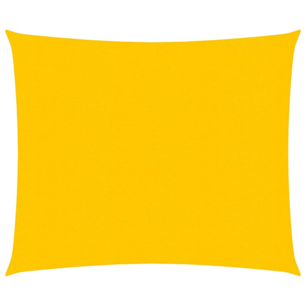Żagiel przeciwsłoneczny, 160 g/m², żółty, 4×4 m, HDPE 634462