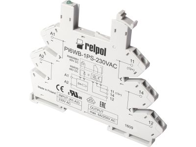 Gniazdo do przekaźnika PI6WB-1PS-12/24VDC IP20 | 857344 Relpol