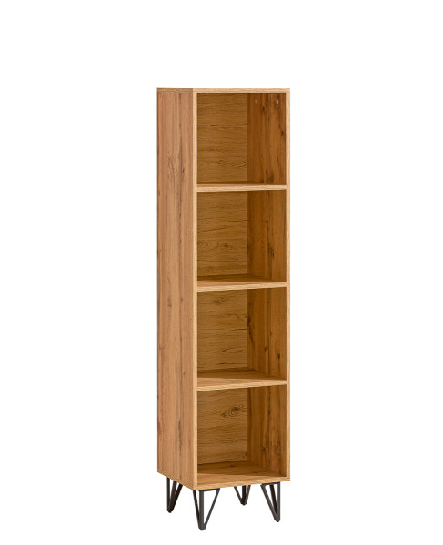 Wysoki regał MILENIUM 10 w kolorze dąb wotan 682441