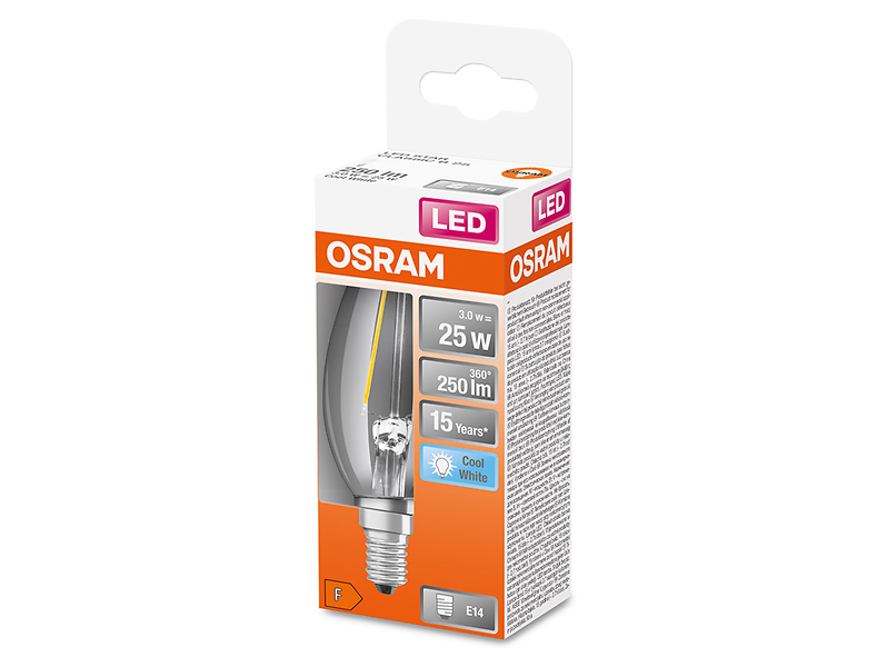 Żarówka LED E14 3W z neutralną barwą światła 45888