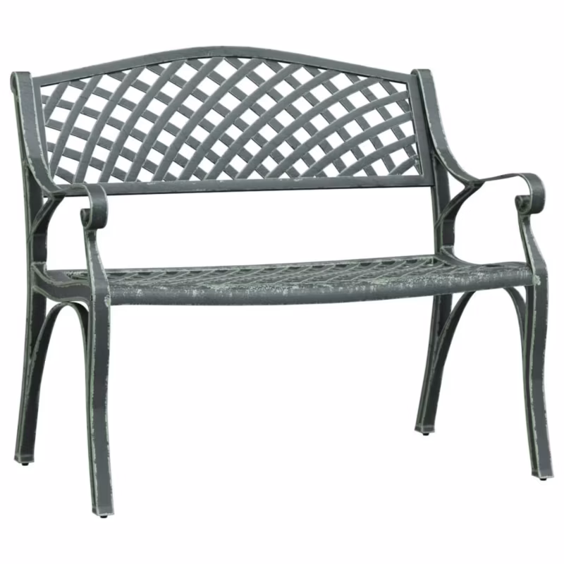Ławka ogrodowa vidaxl 317745 zielony 1 szt