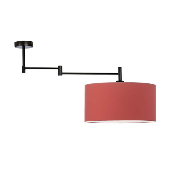 Wyrazista lampa sufitowa do salonu RANGUN Czarny – Czerwony 870726