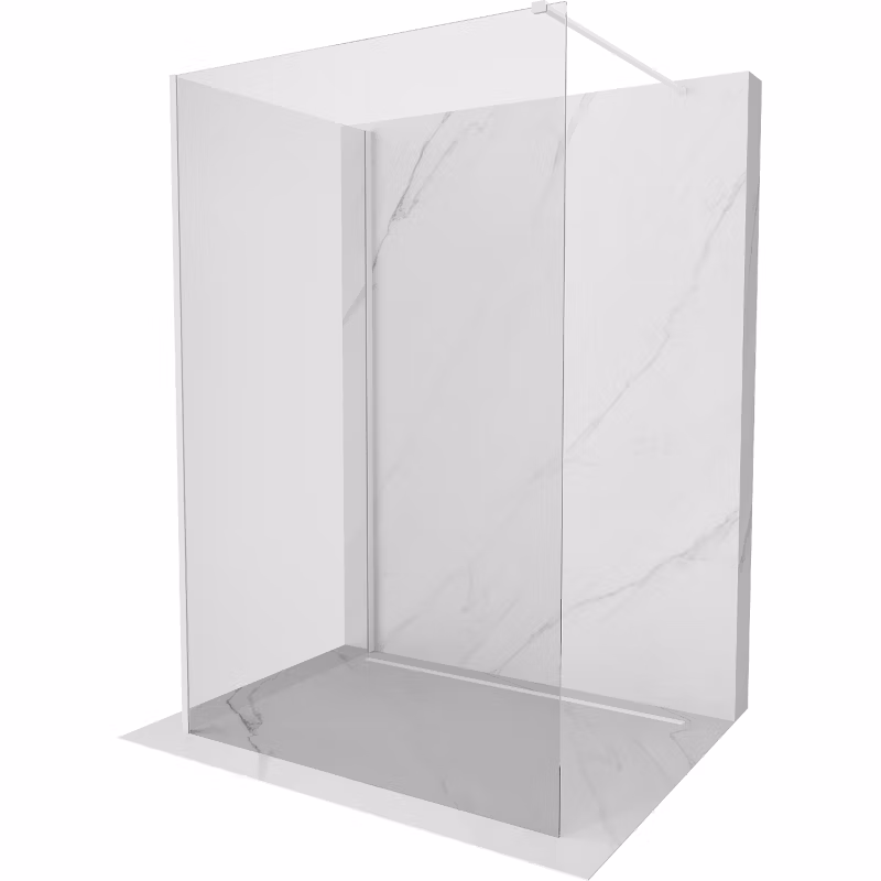 ściana prysznicowa Mexen Kioto transparent, biały 125×110 cm 800-125-212-20-00-110 1 szt.