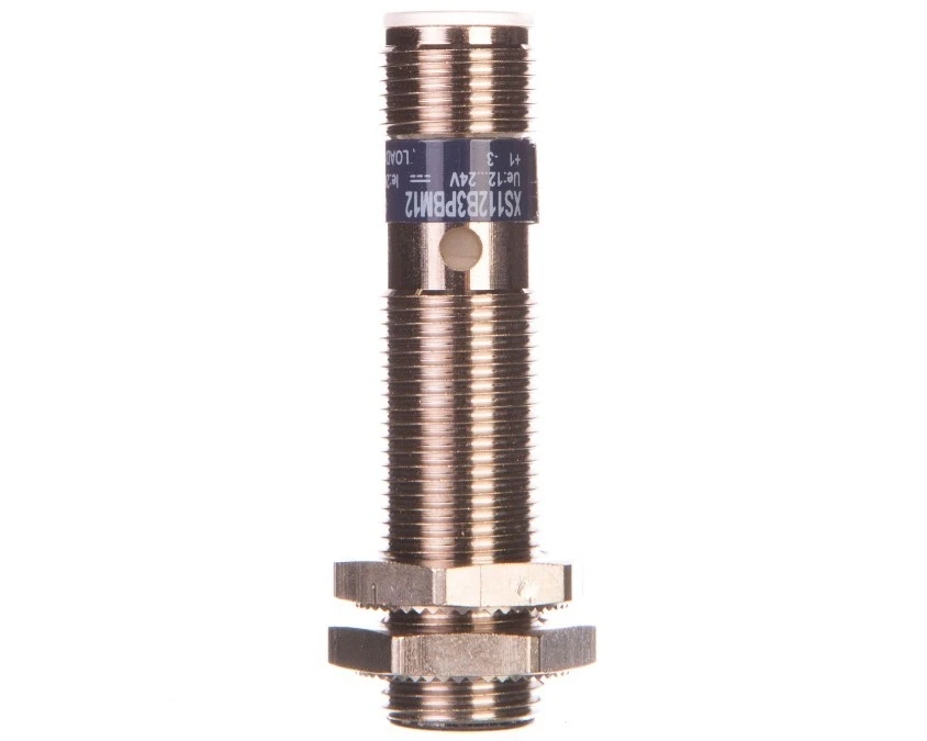 Czujnik indukcyjny M12 2mm zakryty 12-24V DC PNP 1R połączenie M12 3-piny XS112B3PBM12